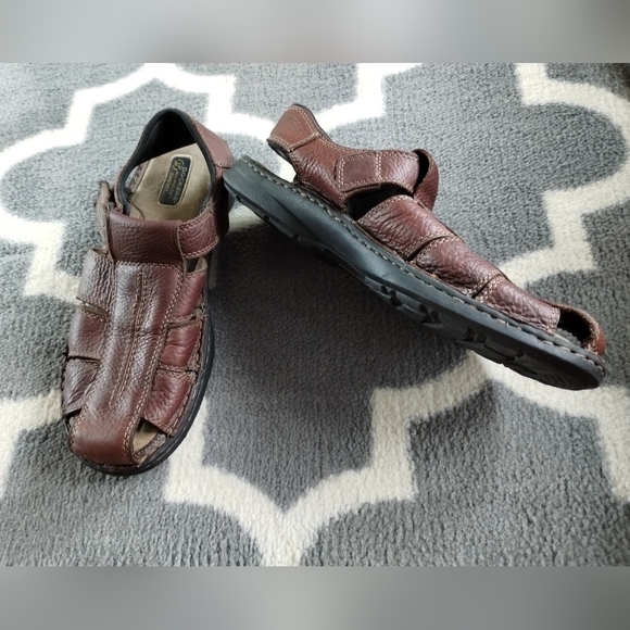 Men's Dockers Searose Fisherman Leather Sandals - Picture 2 of 10